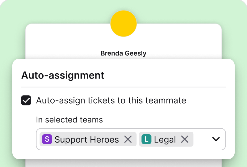Auto-assignments in HelpDesk