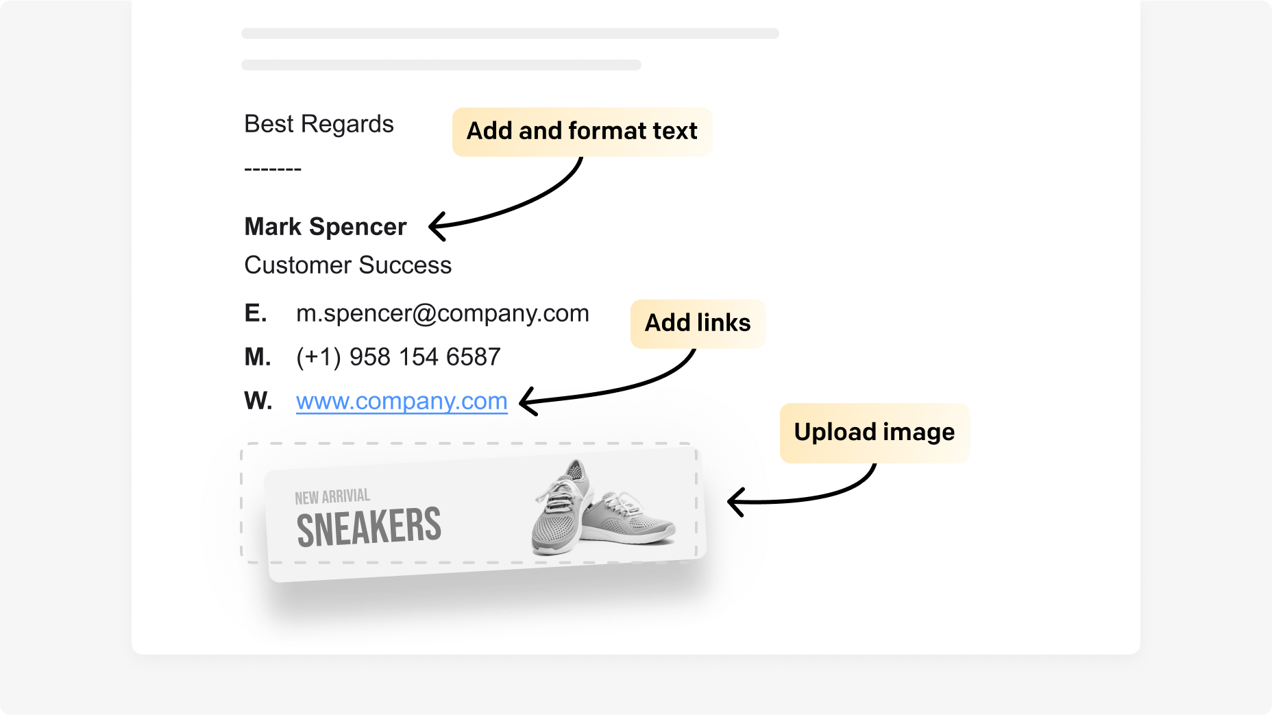 Customizing signature in HelpDesk app