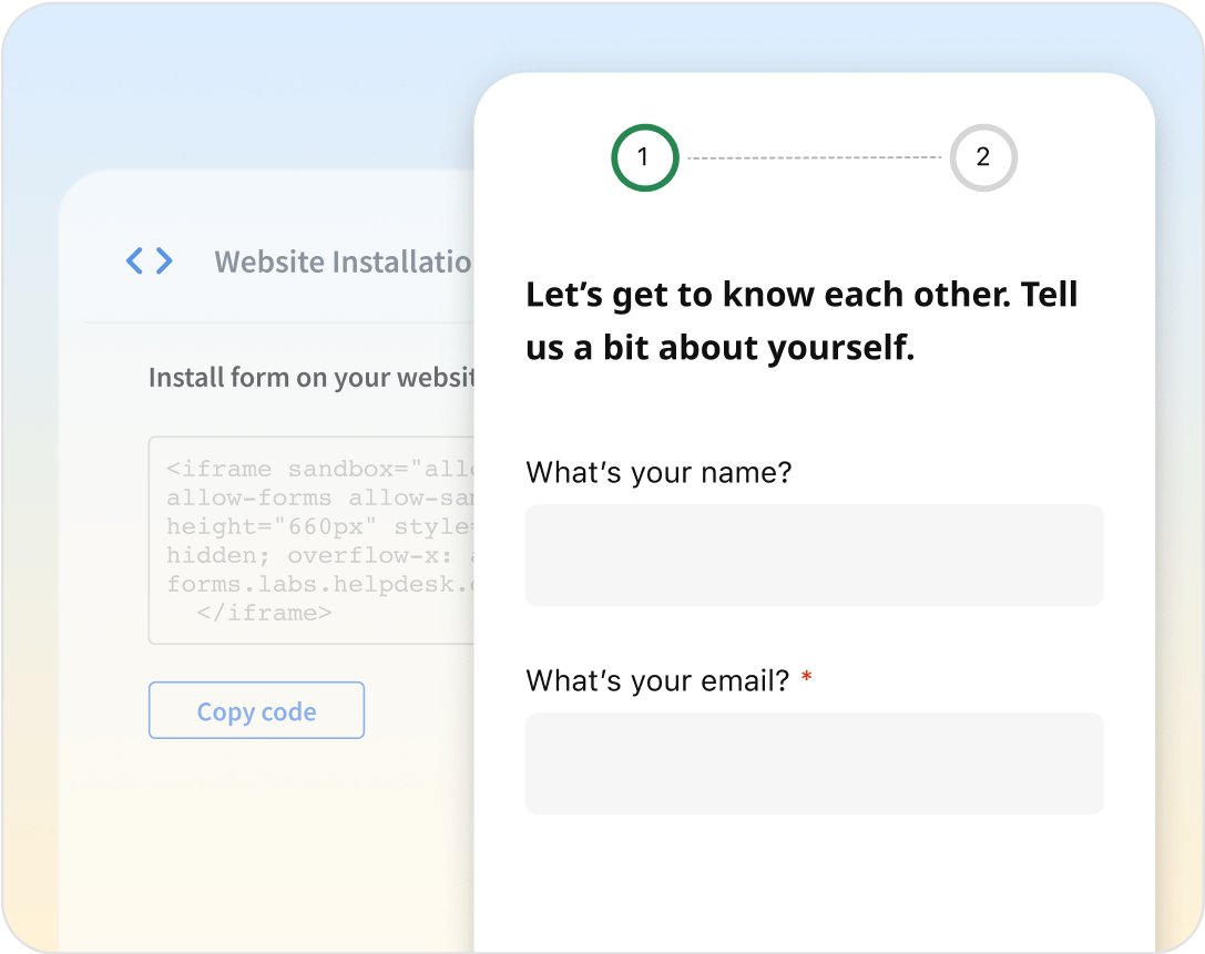 Integration process illustration