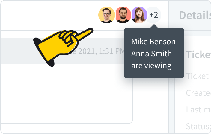 Collision detection in HelpDesk