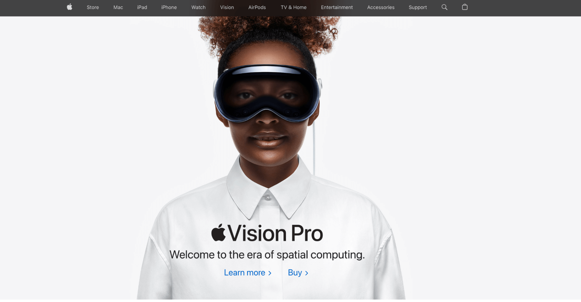 Apple website